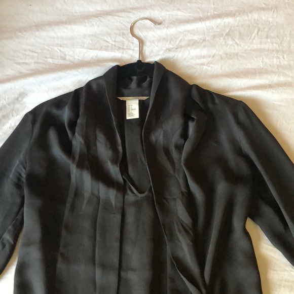 Silk H&M Blouse w Silk Collar Ties - Picture 4 of 7